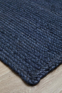 Thumbnail for Kai Navy Jute Rug