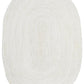 Kai White Oval Jute Rug