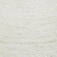 Kai White Oval Jute Rug