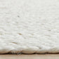 Kai White Oval Jute Rug