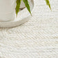 Kai White Oval Jute Rug
