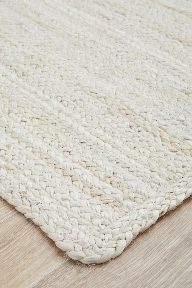 Kai White Jute Rug