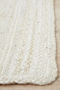 Thumbnail for Kai White Jute Rug