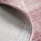 Chelsea Blush Pink Modern Viscose Rug