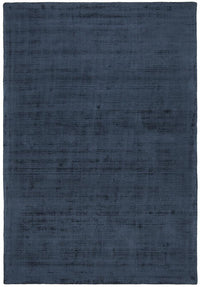 Thumbnail for Chelsea Navy Blue Modern Viscose Rug