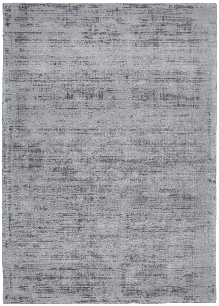 Chelsea Grey Modern Viscose Rug