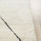Elle Modern Diamond Print Ivory Power Loomed Rug