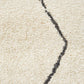 Elle Modern Diamond Print Ivory Power Loomed Rug