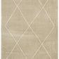 Elle Modern Diamond Print Beige Power Loomed Rug