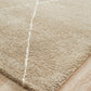 Elle Modern Diamond Print Beige Power Loomed Rug
