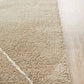 Elle Modern Diamond Print Beige Power Loomed Rug