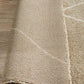Elle Modern Diamond Print Beige Power Loomed Rug