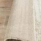 Abby Abstract Beige Power Loomed Rug
