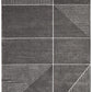 Archer Geometric Charcoal Power Loomed Rug