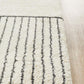 Archer Geometric Ivory & Black Power Loomed Rug