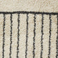 Archer Geometric Ivory & Black Power Loomed Rug