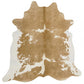 Genuine Beige & White Brazilian Cowhide