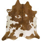 Genuine Brown & White Brazilian Cowhide
