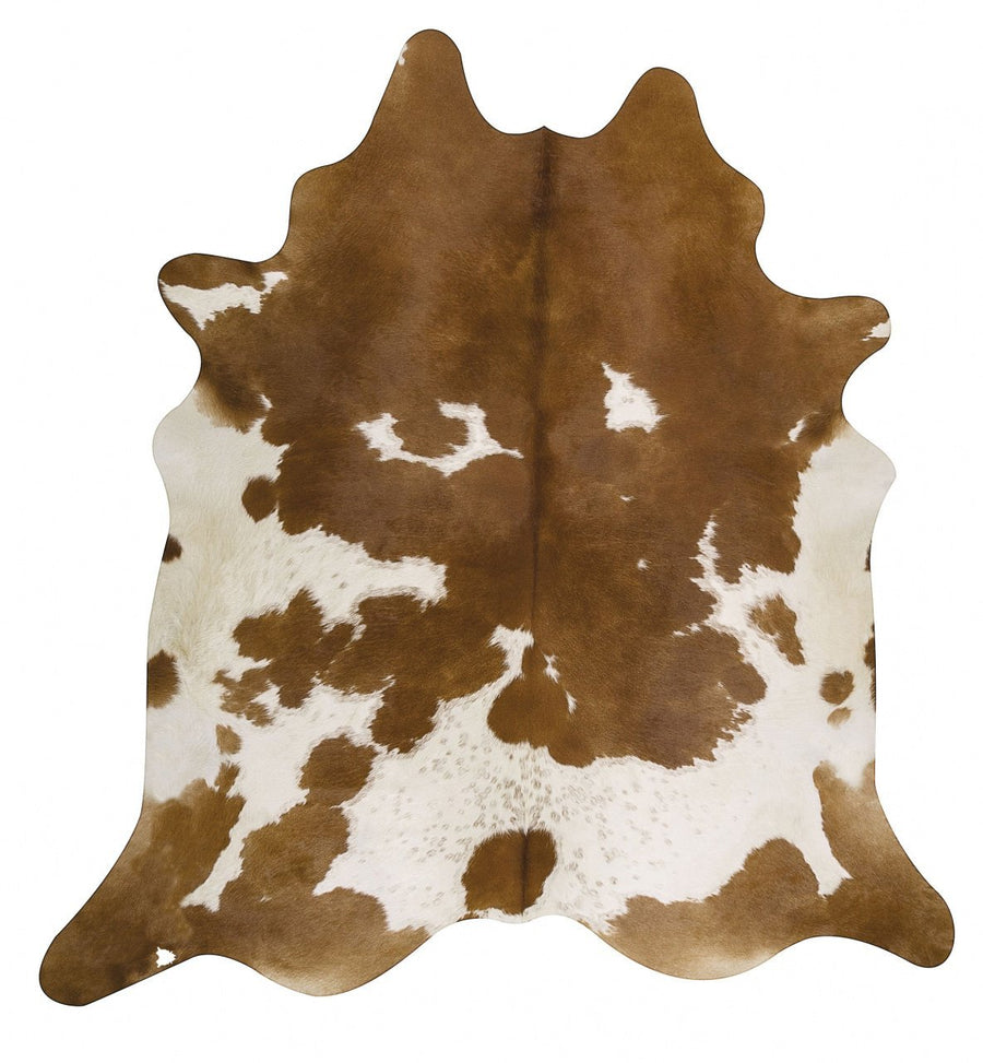 Genuine Brown & White Brazilian Cowhide