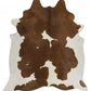 Genuine Brown & White Brazilian Cowhide