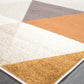 Tilly Geometric Multi-Colour Triangle Pattern Rug