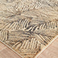 River Contemporary Natural Leaf Pattern Multi-Colour Rug
