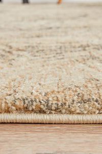 Thumbnail for River Contemporary Natural Leaf Pattern Multi-Colour Rug