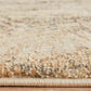 River Contemporary Natural Leaf Pattern Multi-Colour Rug