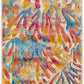 River Contemporary Tropical Multi-Colour Rug