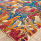 River Contemporary Tropical Multi-Colour Rug