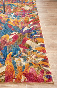 Thumbnail for River Contemporary Tropical Multi-Colour Rug