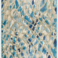 River Contemporary Blue Ropes Rug