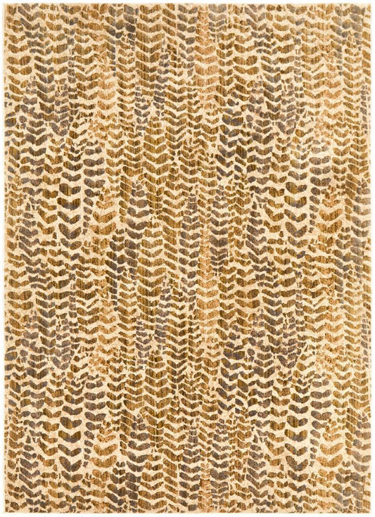 River Contemporary Sage Multi-Colour Rug