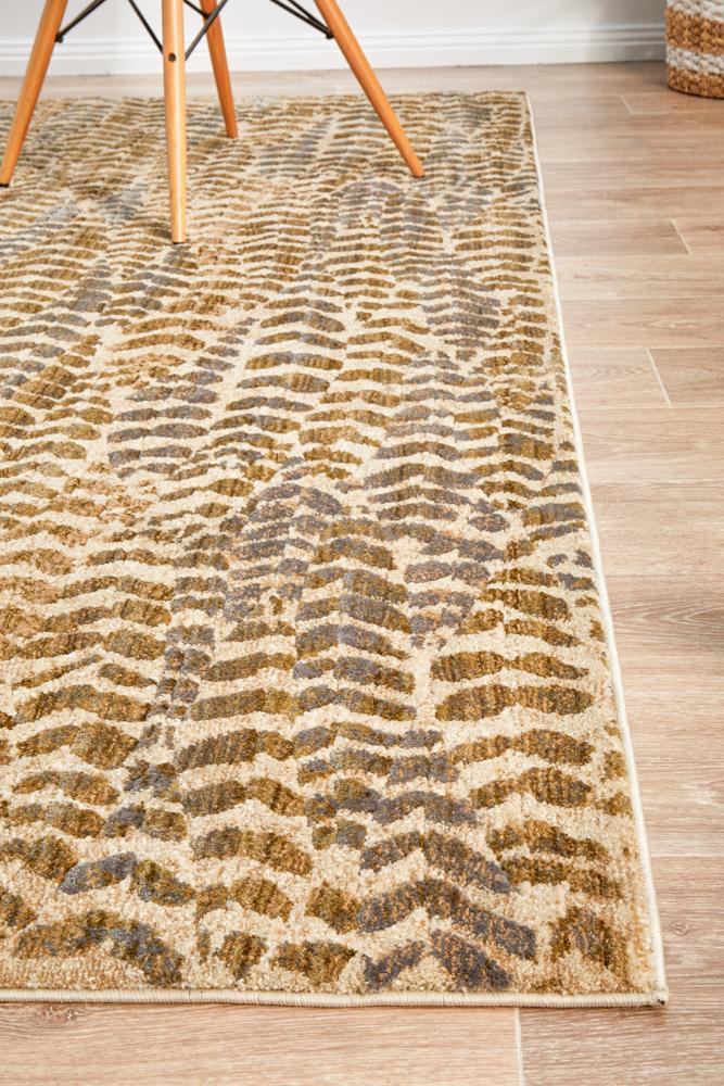 River Contemporary Sage Multi-Colour Rug