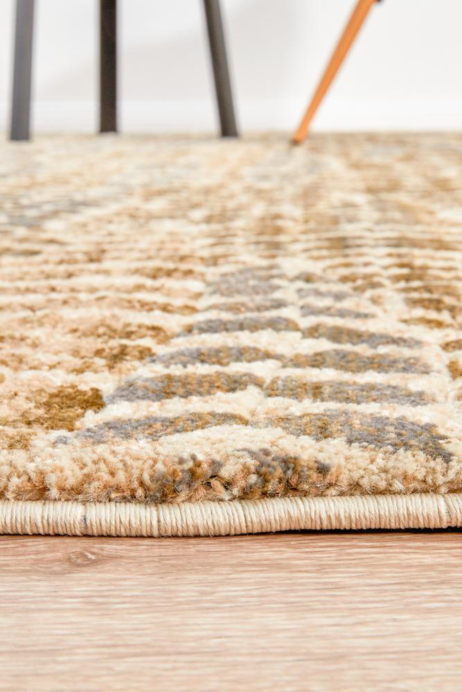 River Contemporary Sage Multi-Colour Rug