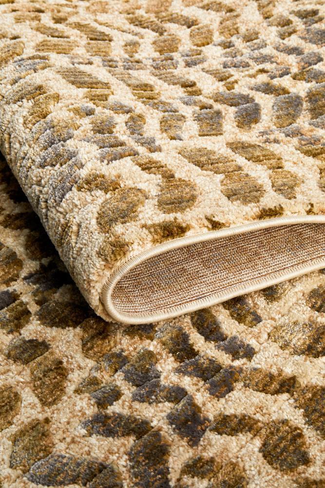 River Contemporary Sage Multi-Colour Rug