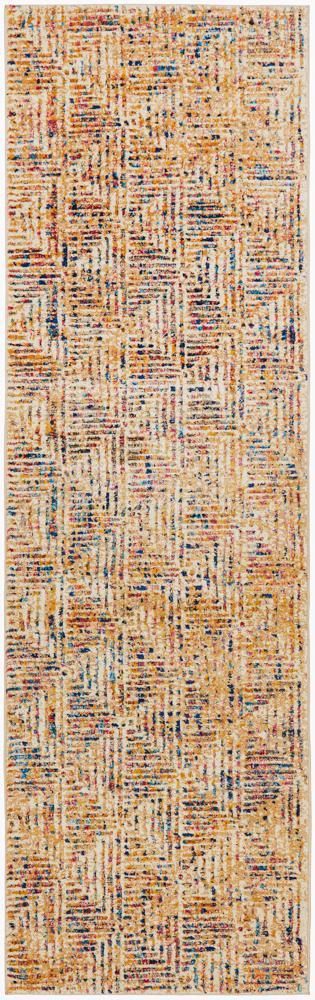 River Contemporary Multi-Colour Geometric Pattern Rug