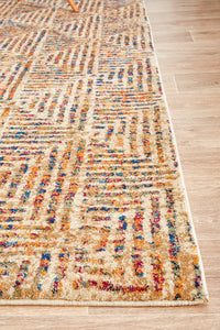 Thumbnail for River Contemporary Multi-Colour Geometric Pattern Rug