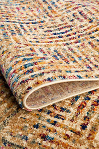 Thumbnail for River Contemporary Multi-Colour Geometric Pattern Rug
