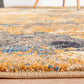River Contemporary Rust Orange Multi-Colour Rug
