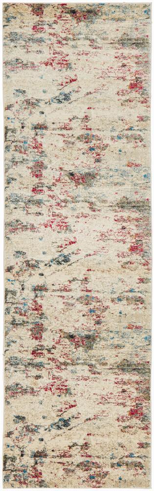 River Contemporary Stone Multi-Colour Rug