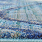 River Contemporary Indigo Waves Rug