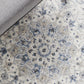 Emily Traditional Blue & White Floral Pattern Rug