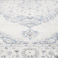 Emily Traditional Blue & White Floral Pattern Rug