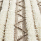 Meka Tribal Ivory & Natural Textured Hand Woven Rug