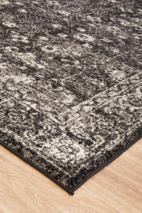 Thumbnail for Chantel Transitional Charcoal Monochrome Rug