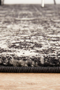 Thumbnail for Chantel Transitional Charcoal Monochrome Rug
