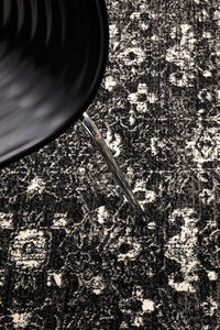Thumbnail for Chantel Transitional Charcoal Monochrome Rug