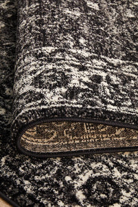 Thumbnail for Chantel Transitional Charcoal Monochrome Rug