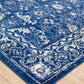 Avery Transitional Navy & White Rug